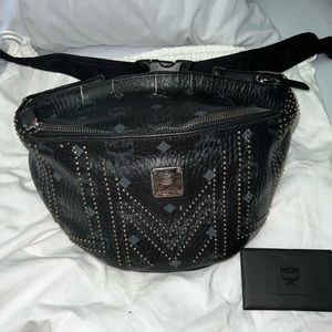 COPY - Black MCM Fanny Pack